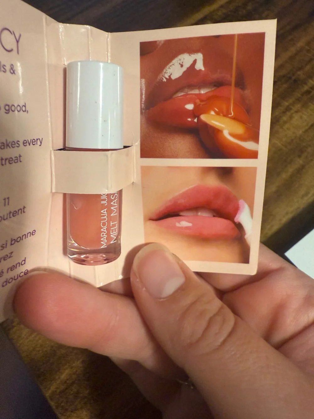 ❤️ 3/$25 TARTE maracuja juicy lip nourishing melt mask in the shade icing